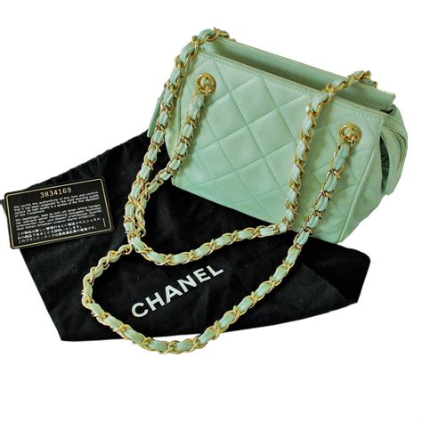 mint chanel bag